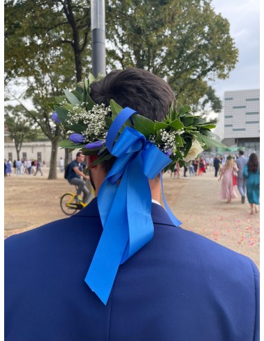 Coroncina di laurea roselline e gipso