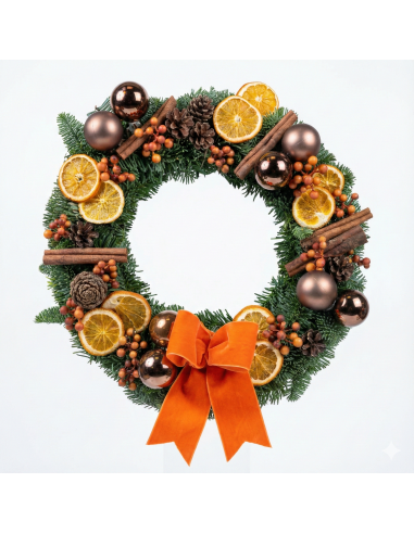 Ghirlanda Natale Elegance Orange con Arance...